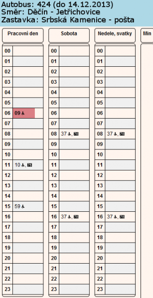 Soubor:Bus424 z Decina zastavka Srbska Kamenice posta.png