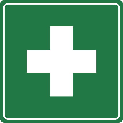 Soubor:Sign first aid.svg